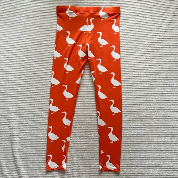 Goose leggings- vibrant orange - size: Medium - Picture 7 of 11